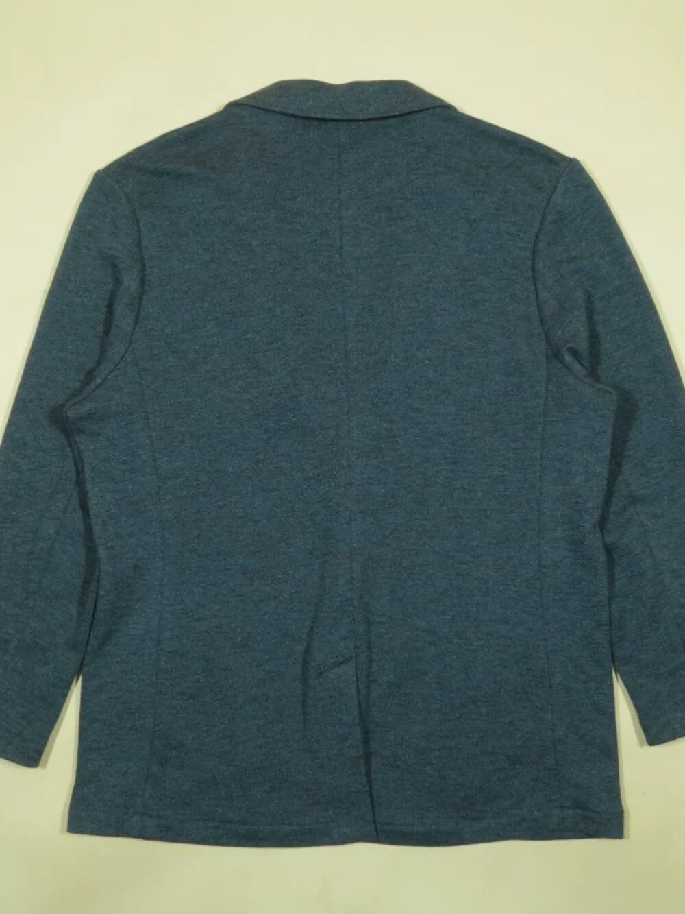 Faherty Inlet Knit Blue Melange Blazer Mens XL Blue Unstructured Sport Coat